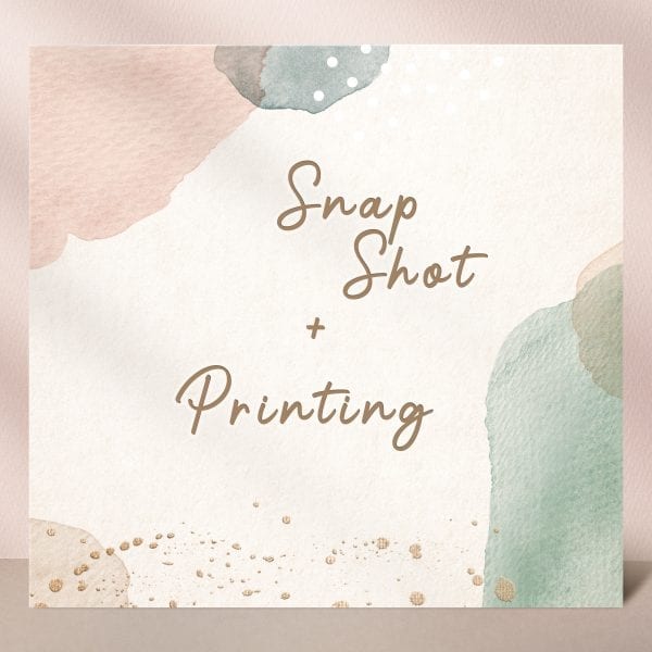Snap shot Printing即興攝影打印(宴會首選)